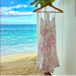 ARMANI EXCHANGE vintage 90s darling spaghetti strap abstract print skater mini